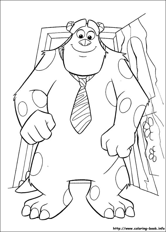 Monsters, inc. coloring picture